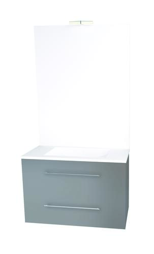 Meuble NEW YORK à suspendre 80cm gris mat