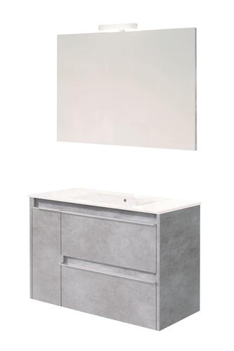 Meuble BOSTON à suspendre 80cm béton