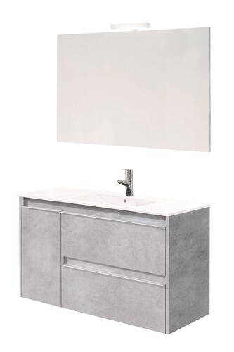 Meuble BOSTON à suspendre 100cm béton