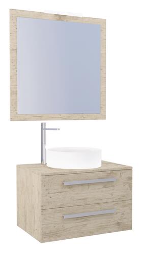 Meuble NUDEA 2.0 à suspendre 80cm cognac