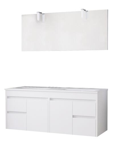 Meuble LUMPUR à suspendre 120cm miroir suspendu