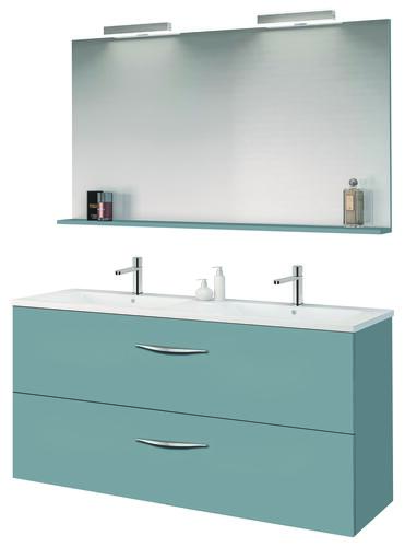 Meuble DUBAI à suspendre 120cm bleu bleuet