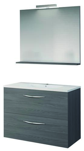 Meuble DUBAI à suspendre 60cm gris