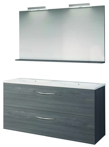 Meuble DUBAI à suspendre 120cm gris