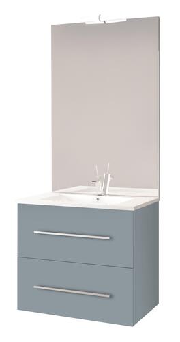 Meuble NEW YORK à suspendre 60cm bleu bleuet