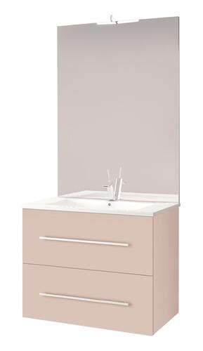 Meuble NEW YORK à suspendre 70cm rose poudré