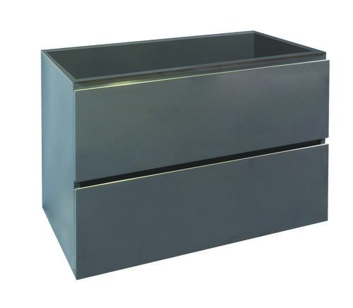 Caisson 2 tiroirs gris OSLO 80cm