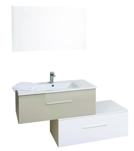 Meuble TERRY à suspendre 90 cm taupe 402110104