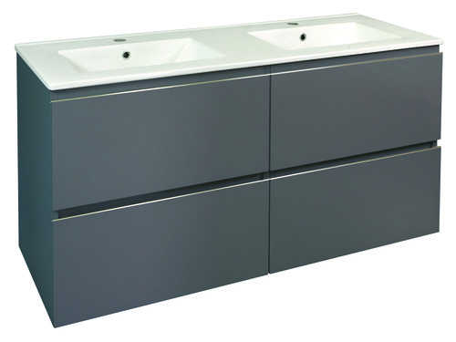 Meuble TAMAFE à suspendre 120 cm gris mat 402110129