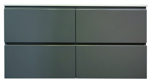 Meuble TAMAFE à suspendre 120 cm gris mat 402110129 - vue 3