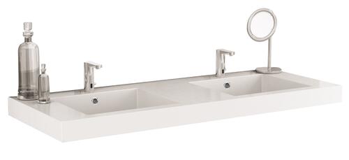 Plan vasque PMR en résine 120cm ergo - NEOVA