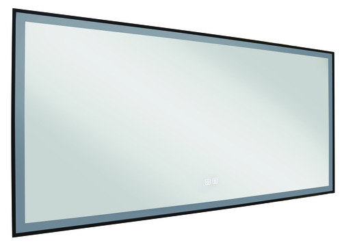 Miroir LED Seville 120X60cm contours aluminium noir ELMER BY AYOR 404011217 - vue 4