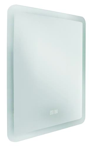 Miroir LED Athènes 60X60cm contours givrés