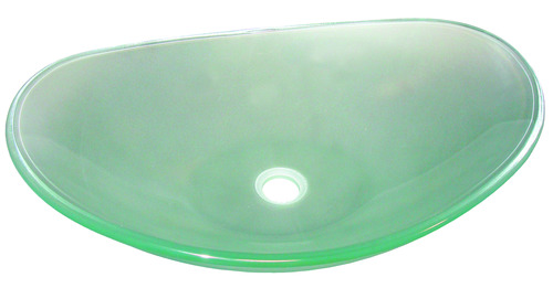 Vasque à poser ovale PIROGUE en verre 404113002