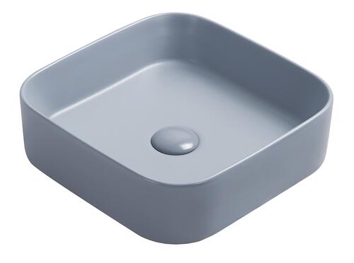 Vasque à poser céramique bleu abysse carré - LORCA