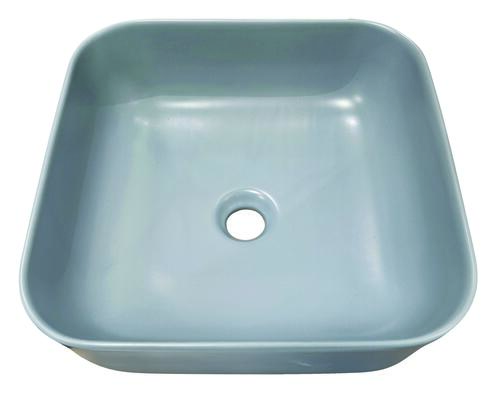 Vasque à poser céramique bleu abysse carré - LORCA