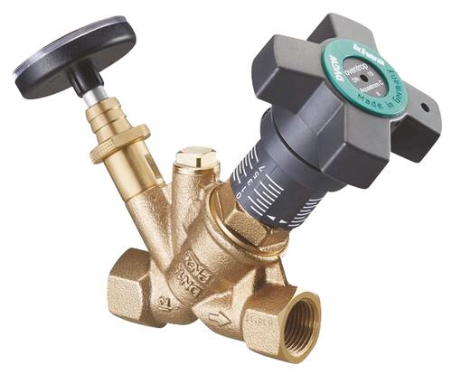 Vanne d'équilibrage AQUASTROM C avec thermomètre 15/21 - OVENTROP