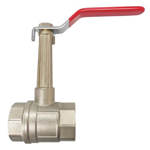 Vanne à sphère à rehausse double femelle 15/21 V490 à manette plate