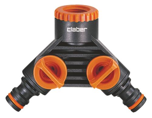 Nez de robinet double sortie