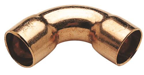 Courbe 90° grand rayon à souder double femelle ø42 - 2A CU