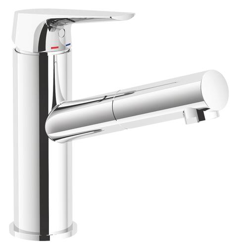 Mitigeur de lavabo avec douchette Ev'O C2 