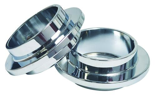 Bague décor chromée 13 à 17mm
