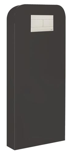 Bâti-support WC mural 3/6 litres avec coffrage en fibre de verre noir