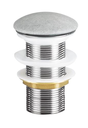 Bonde céramique clic-clac pour vasque effet béton