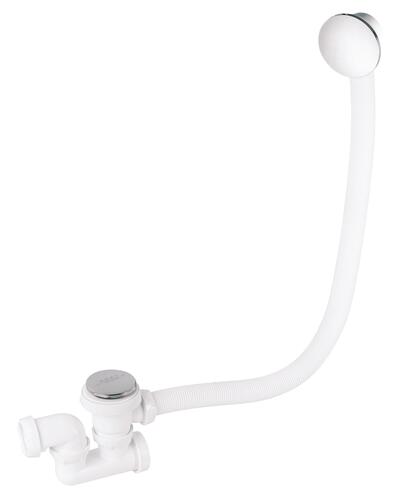 Vidage de baignoire clic clac à siphon orientable 