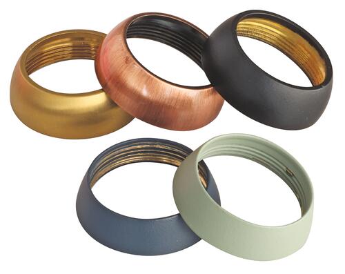 Bague noir mat pour mitigeur lavabo Absolu Advance