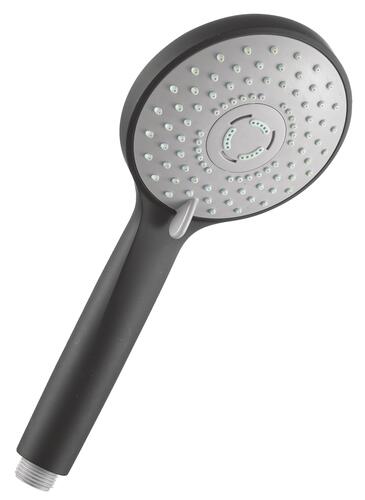 Douchette anticalcaire 3 jets ø112mm noire