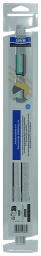 Joint tubulaire pour côté de porte de douche 1.95m épaisseur 5-8 mm - GEB GEB 503013505