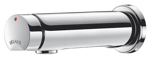 Robinet de lavabo mural temporisé temposoft 2 - DELABIE