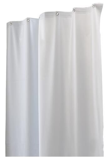 Rideau de douche PVC avec anneaux 180x200cm