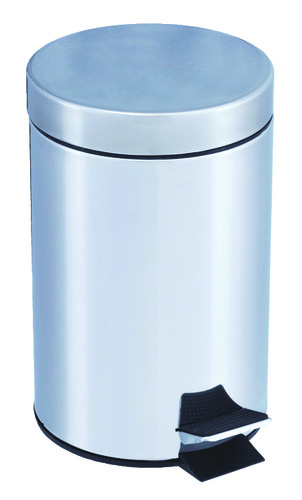 Poubelle à pédale acier chromé 5L 504013084
