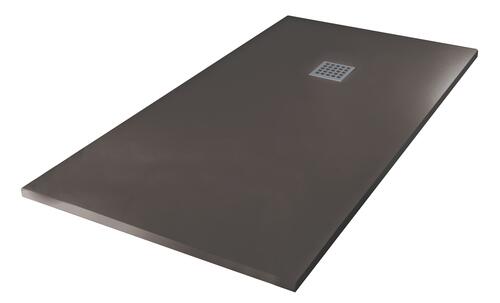 Receveur de douche résine de synthèse MINA gris anthracite 90x180