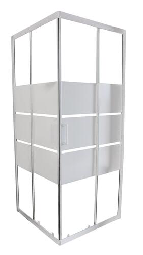 Paroi de douche accès d'angle AUMEA 80cm