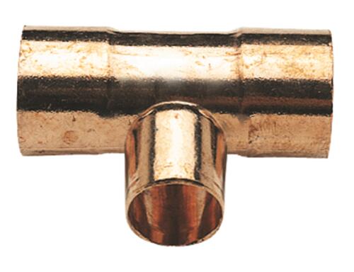 Té réduit triple femelle cuivre à souder ø22/22/16 - 130 CU