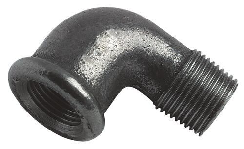 Coude petit rayon 90° MF50/60 fonte noire N°92