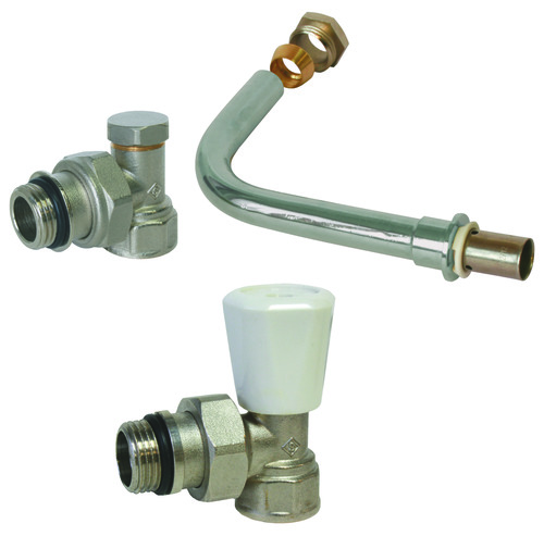 Pack cannes de radiateur manuel à sertir PER 12 SOMATHERM 5943-3