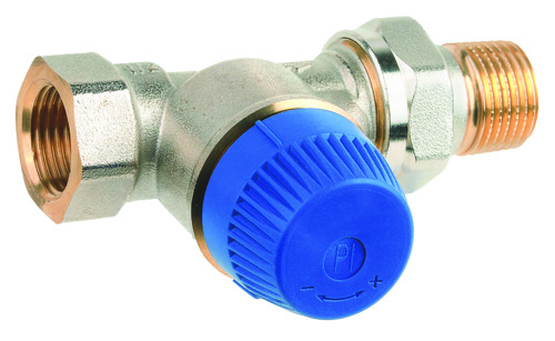 Corps thermostatique auto équilibrant KOMKI droit 15/21 HoneywellHome-by-resideo 601510148