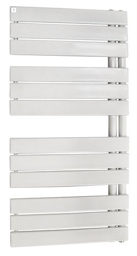 Radiateur sèche-serviettes eau chaude 525W FLAG lames droites blanc - DELTACALOR