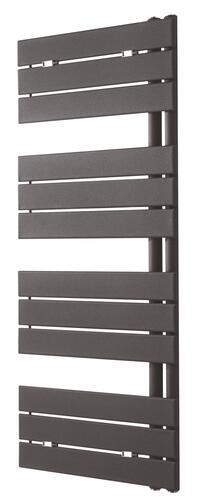 Radiateur sèche-serviettes eau chaude 525W FLAG lames droites noir - DELTACALOR