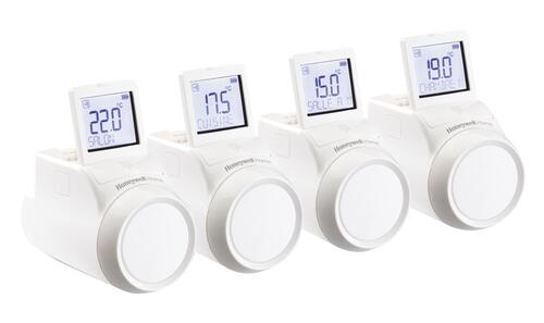 Pack de 4 têtes thermostatiques sans fil HR92 - Honeywell Home