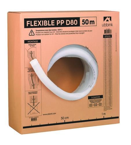 Flexible Renolux/Chemilux D80mm PPtl 50m - UBBINK