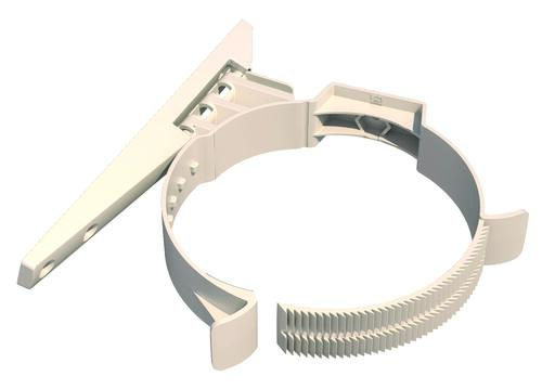 Collier de fixation multidiamètre 100/125mm PPtl blanc - UBBINK