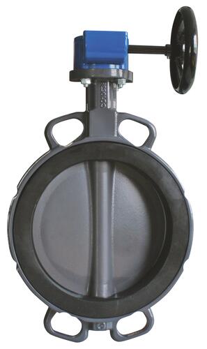 Vanne papillon fonte à oreilles de centrage DN250 Xylia FGL RM à démultiplicateur - SOCLA