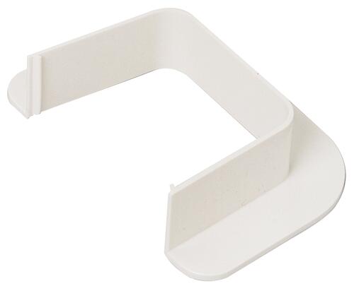 Rosace murale pour goulotte rigide ivoire 80mm