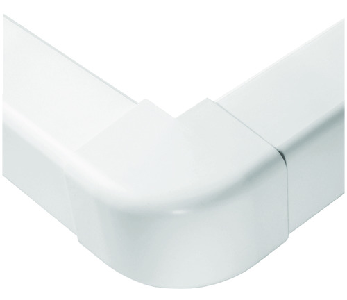 Coude 90° d'angle extérieur pour goulotte rigide blanche 80mm 605510429