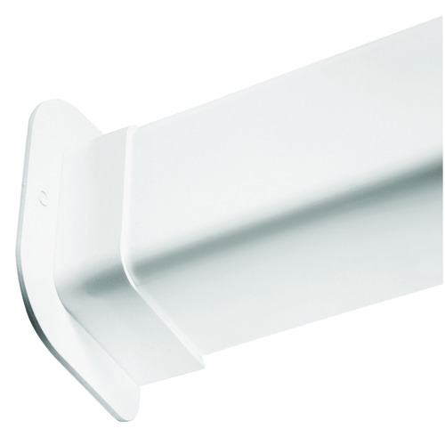 Rosace murale pour goulotte rigide blanche 80mm 605510432